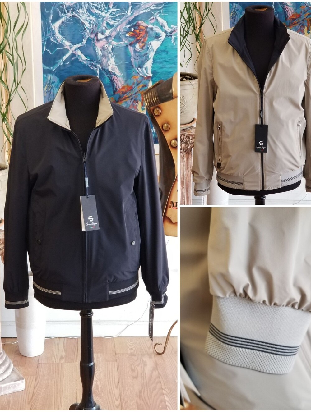 Reversible Men’s Zip Jacket